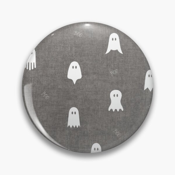 Item preview, minimal cute icon ghost preppy halloween textured Tombstone Grey designed and sold by RenattaZare.