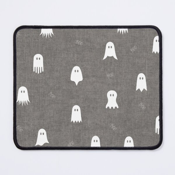 Item preview, minimal cute icon ghost preppy halloween textured Tombstone Grey designed and sold by RenattaZare.