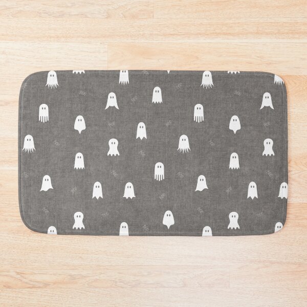 Item preview, minimal cute icon ghost preppy halloween textured Tombstone Grey designed and sold by RenattaZare.