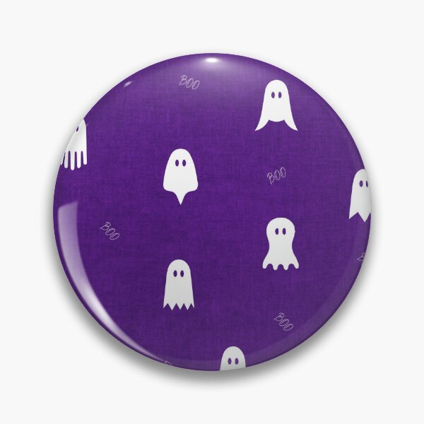 Item preview, minimal cute icon ghost preppy halloween textured Witches Brew Purple designed and sold by RenattaZare.