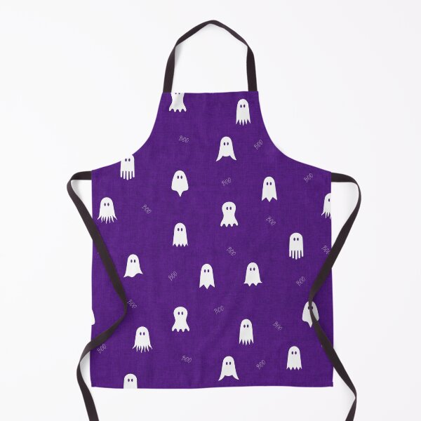 Item preview, minimal cute icon ghost preppy halloween textured Witches Brew Purple designed and sold by RenattaZare.
