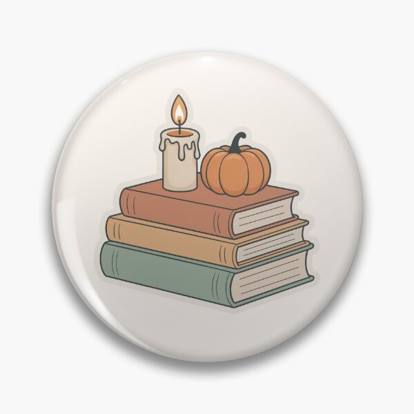 Item preview, Candlelit Book Stack Cozy Fall Art designed and sold by TrendMorphic.