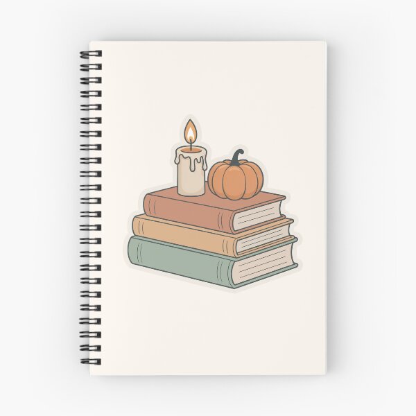 Item preview, Candlelit Book Stack Cozy Fall Art designed and sold by TrendMorphic.