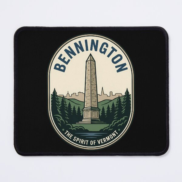 Item preview, Bennington Vermont Battle Monument Vintage Travel Emblem designed and sold by k3rstman1.