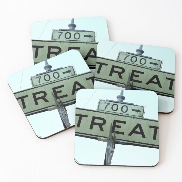 Item preview, Treat Street Sign Mission District San Francisco designed and sold by missioncreek.