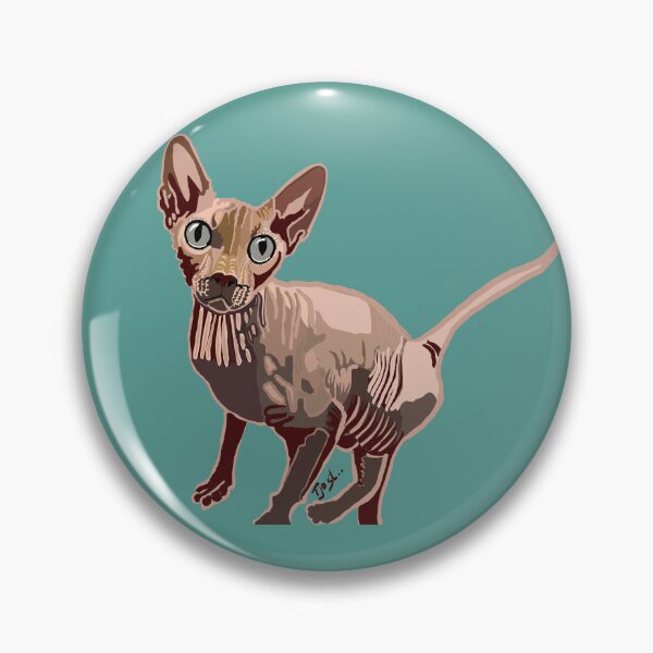 Item preview, Merlín, el gato esfinge designed and sold by TinaJostDesigns.