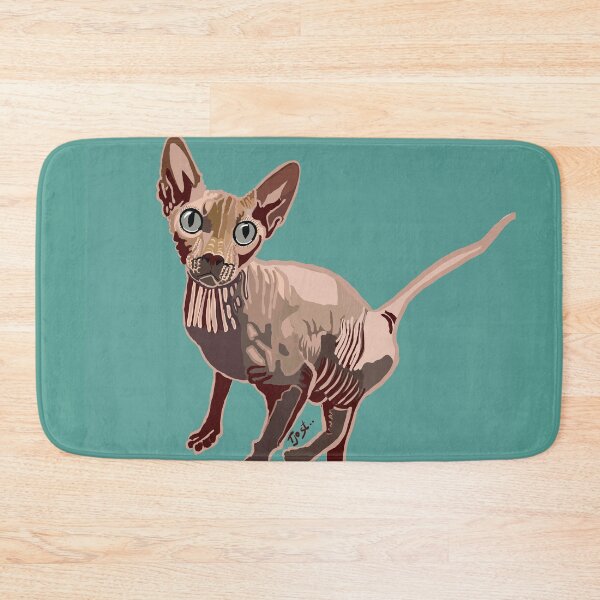 Item preview, Merlin the Sphynx Cat designed and sold by TinaJostDesigns.