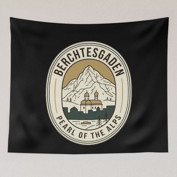 Item preview, Berchtesgaden Bavaria Alps Vintage Travel Emblem designed and sold by k3rstman1.