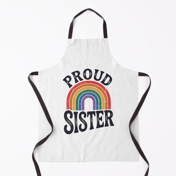Item preview, GBTQ Proud Sister Gay Pride LGBT Ally Family Rainbow Flag designed and sold by SapfireStuArt.