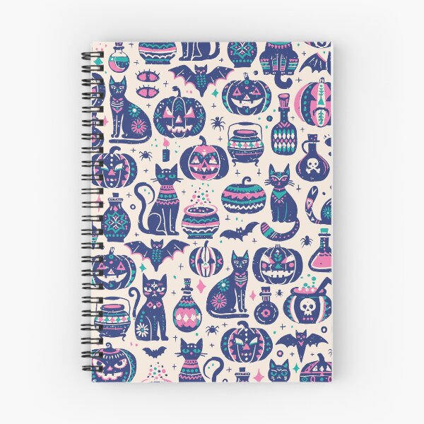 Item preview, Midnight Navy Vintage Halloween Folk Icons designed and sold by RenattaZare.