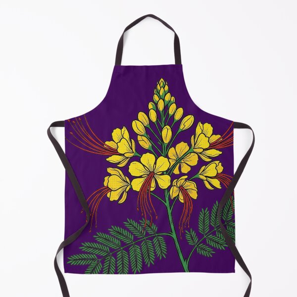 Item preview, The Crimson Filament: Caesalpinia gilliesii Botanical Print designed and sold by FreiherrPK.