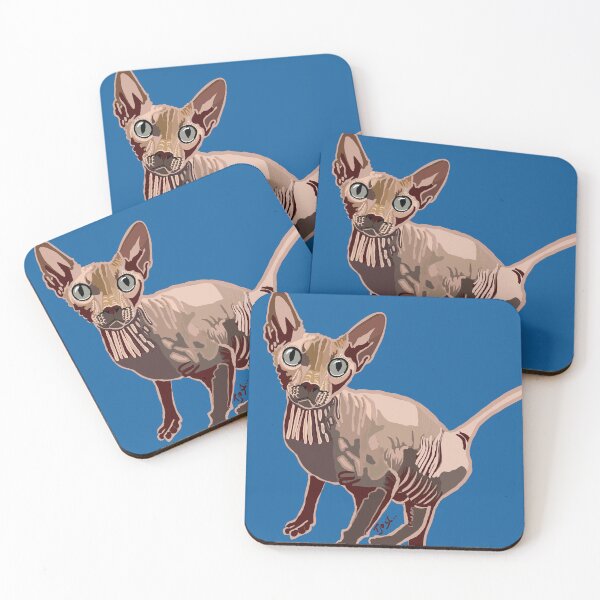 Item preview, Merlin the Sphynx Cat designed and sold by TinaJostDesigns.