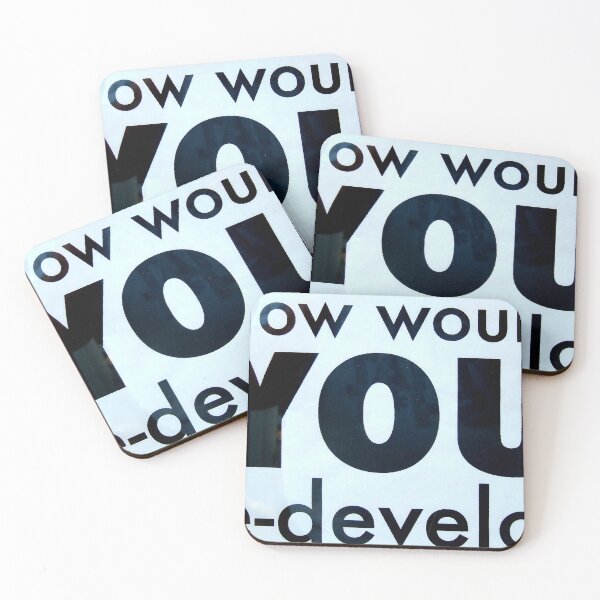 Item preview, How Would You Re-Develop Urban Window Typography designed and sold by missioncreek.