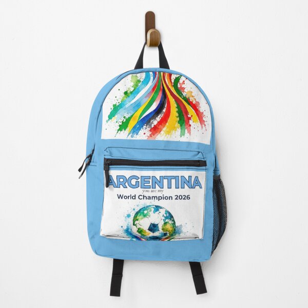 Item preview, Argentina 2026 World Cup Champion Watercolor Football Art designed and sold by EMC Store.