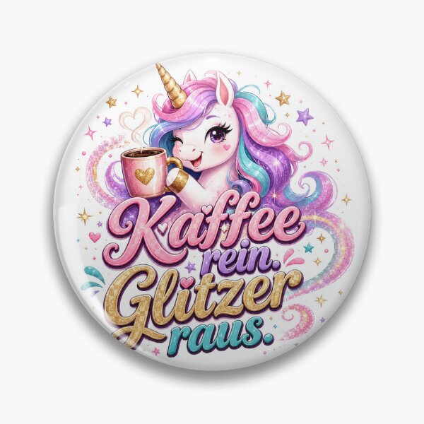 Item preview, Coffee In Glitter Out Unicorn designed and sold by Tinosshop.