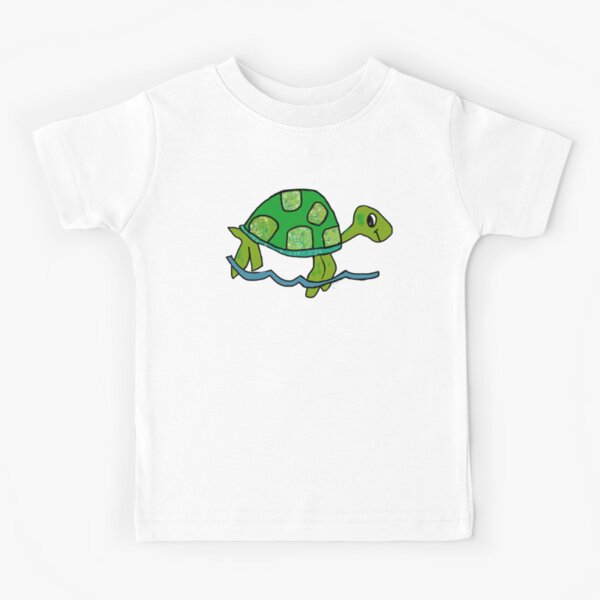 Green Turtle Kids T-Shirt