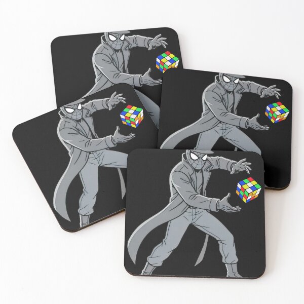 Item preview, Spider-Noir with a Rubik’s Cube designed and sold by NgocLanDesign.