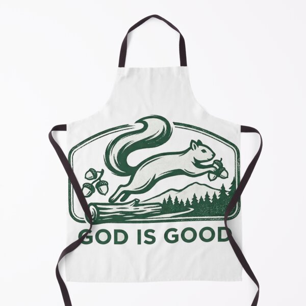 Item preview, Retro Squirrel Nature Emblem - God is Good designed and sold by lindalifepeace.