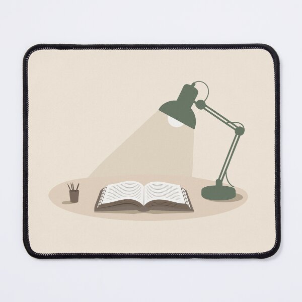 Item preview, Cozy Study Lamp Desk Art designed and sold by TrendMorphic.