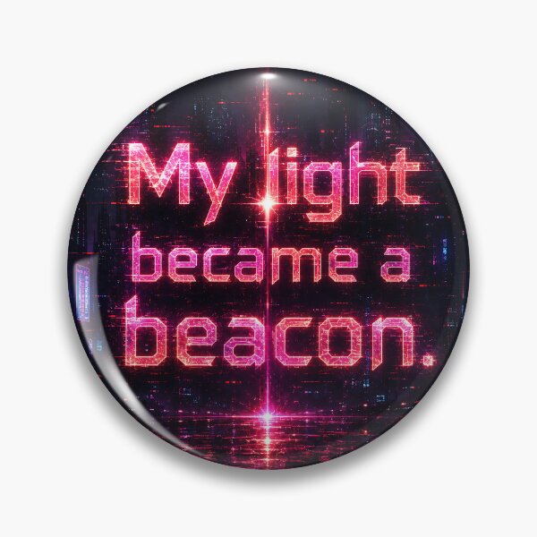 Item preview, My light became a beacon.(Cyberpunk ver) designed and sold by MaxDreamsArt.