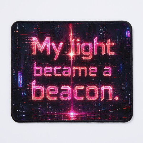 Item preview, My light became a beacon.(Cyberpunk ver) designed and sold by MaxDreamsArt.