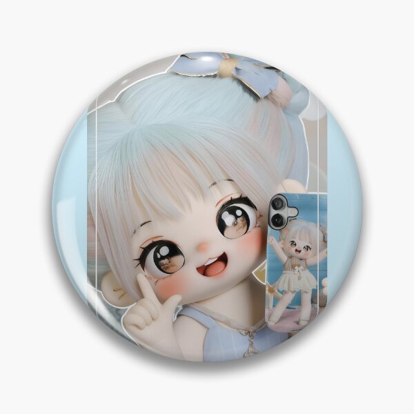 Item preview, Kawaii Pastel Anime Doll Selfie - Have a Nice Day designed and sold by Nicole_83.