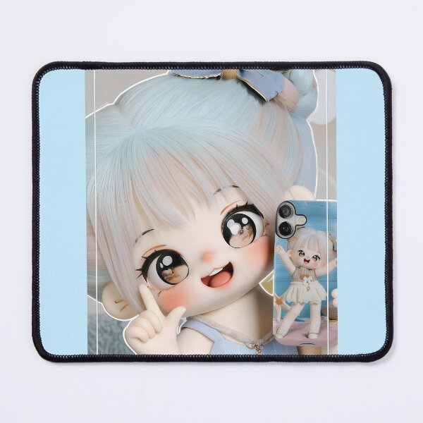 Item preview, Kawaii Pastel Anime Doll Selfie - Have a Nice Day designed and sold by Nicole_83.