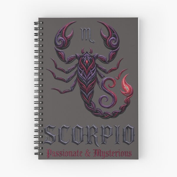 Item preview, Scorpio Daily Horoscope – Passionate & Mysterious Zodiac Sign Gothic Astrology Design designed and sold by Bhaskar Digital Art.