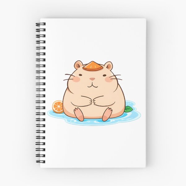 Item preview, Capybara Onsen Orange Slice Hot Spring designed and sold by tommysworks.