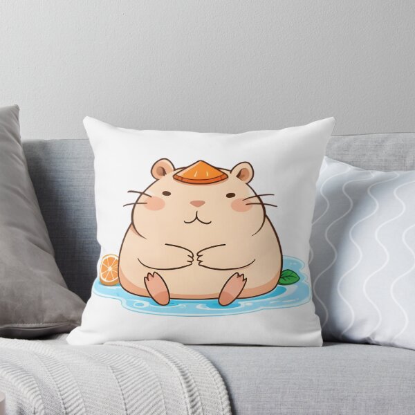 Item preview, Capybara Onsen Orange Slice Hot Spring designed and sold by tommysworks.