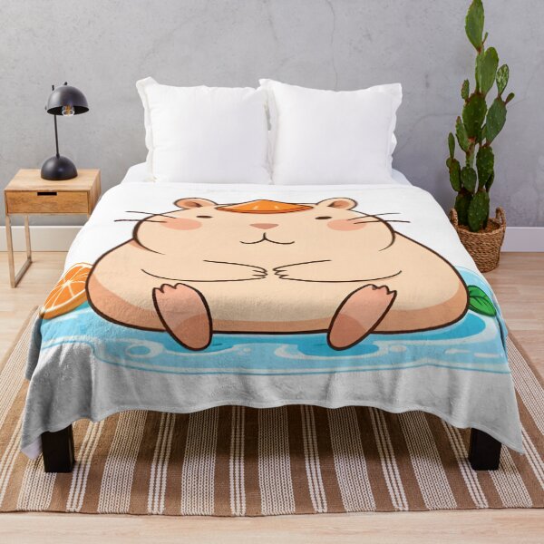 Item preview, Capybara Onsen Orange Slice Hot Spring designed and sold by tommysworks.