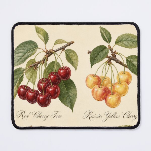 Item preview, Vintage Cherry Varieties Botanical Print designed and sold by NuvoraNest.