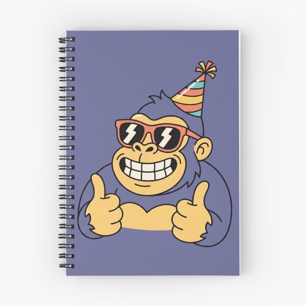 Item preview, Party Gorilla Double Thumbs Up | Birthday Celebration Ape designed and sold by Apex-Ape.
