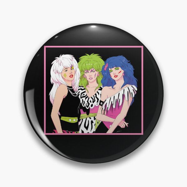 Item preview, Neon Glam Rock Girl Band Trio designed and sold by ReDesign7.