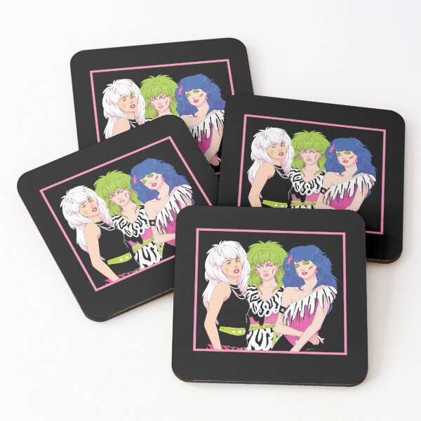 Item preview, Neon Glam Rock Girl Band Trio designed and sold by ReDesign7.