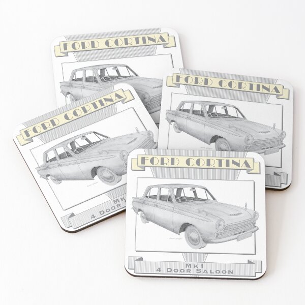 Item preview, Ford Cortina Mk1 Saloon Hand-drawn designed and sold by Classic Car Art Drawings.