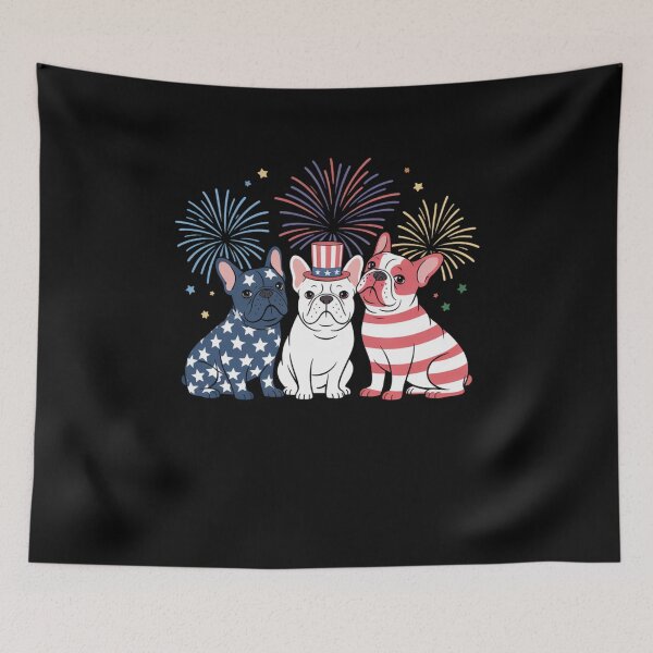 Item preview, French Bulldog American Flag 4th of July Independence Day designed and sold by SapfireStuArt.