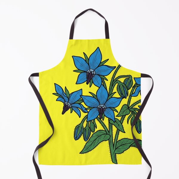Item preview, The Euphrosinum Deception: Borago officinalis Botanical Print designed and sold by FreiherrPK.
