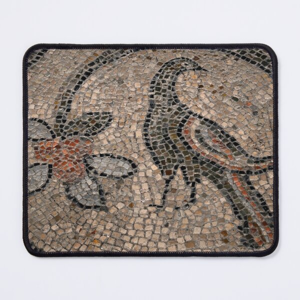 Item preview, Bird with blossoming flower in Early Christian mosaic designed and sold by TerryKerrImages.