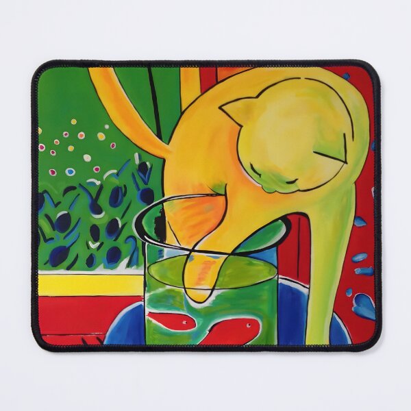 Item preview, The cat with Red fish by Henri Matisse designed and sold by Erlin Rudho.
