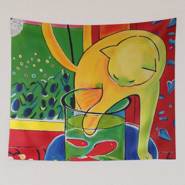 Item preview, The cat with Red fish by Henri Matisse designed and sold by Erlin Rudho.