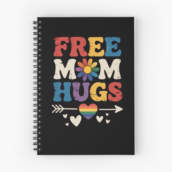 Item preview, Gay Pride Free Mom Hugs Rainbow Flag LGBTQ Ally designed and sold by SapfireStuArt.