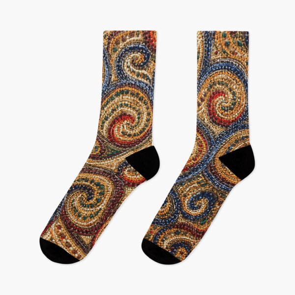 Item preview, Aboriginal Inspired Dot Art - Colorful Swirls designed and sold by GrinGalore.
