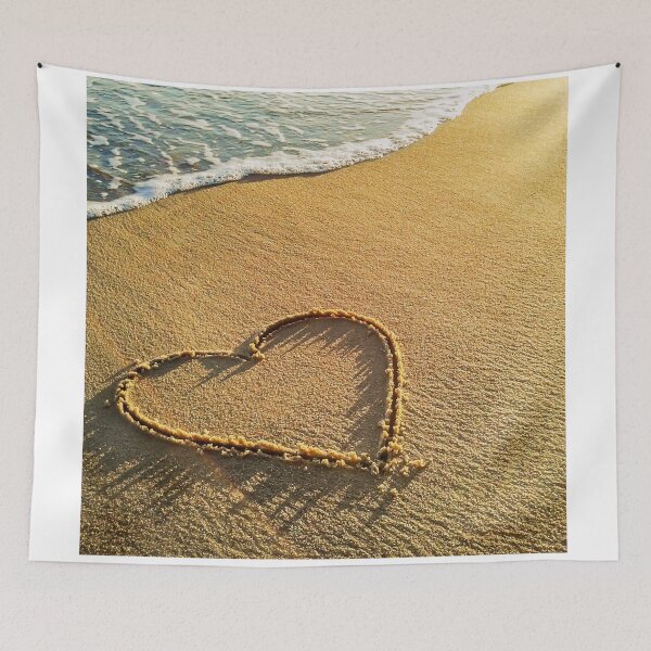 Item preview, Heart on beach  designed and sold by Heaven1111.