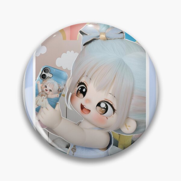 Item preview, Cute Kawaii Doll Pastel Hot Air Balloon Background designed and sold by Nicole_83.