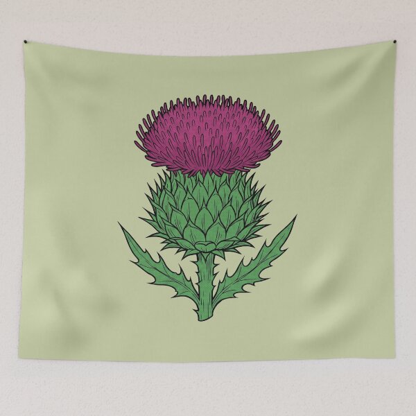 Item preview, The Immortal Weed: Cirsium arvense Botanical Print designed and sold by FreiherrPK.