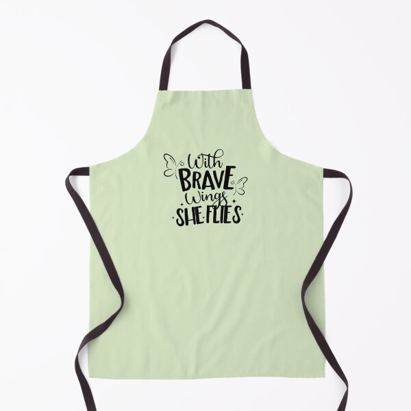 Item preview, With Brave Wings She Flies Quote designed and sold by VibeShift Studio.