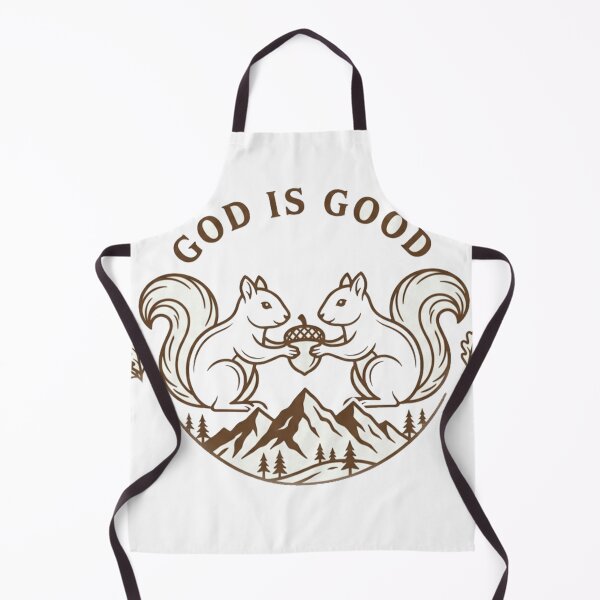 Item preview, God Is Good | Cute Squirrel Christian Illustration | Cozy Faith Art designed and sold by lindalifepeace.