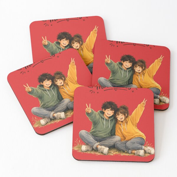 Item preview, Cute anime Korean Couple | Aesthetic Graphic Design designed and sold by VasiArtLab.