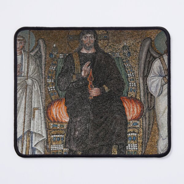 Item preview, Christ the Redeemer on jewelled throne in Ravenna designed and sold by TerryKerrImages.